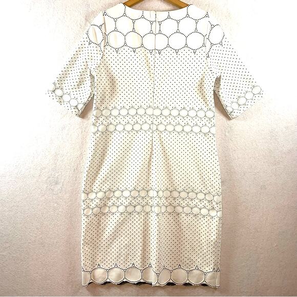 Christin Michaels Lace Mod Shealth Dress Sz 12 Feminine Retro Elegant Chic Party - Picture 5 of 14